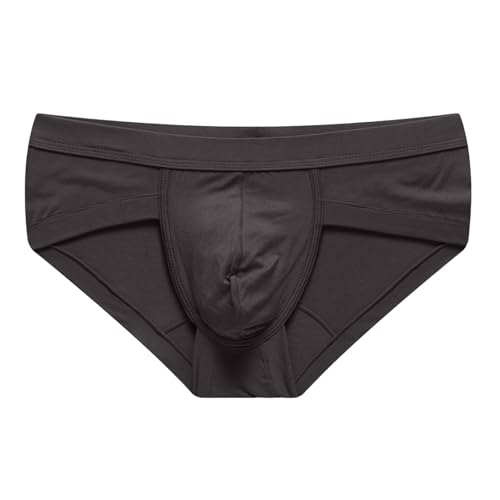 Men's Stylish Briefs Sexy Solid Breathable Hip Lifting Underwear Panties Casual Soft Comfy Low Waist Underpants
