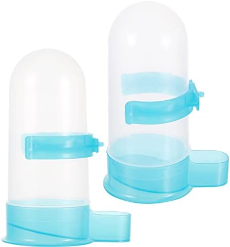 POPETPOP Pet Supplies 2pcs Bird Feeder Pigeon Water Dispenser Automatic Parrot Drinker Feeder Parakeet Food Dispenser Pet Cage Waterer Feeder for Pigeon Cockatiel Quail Chicken Squirrel Feeder