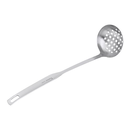 Utensílio de cozinha homozy 304 aço inoxidável colher ferramentas escumador concha