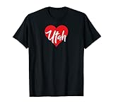 Photo Gallery i love utah tshirt for women utahn lover gift idea maglietta Photo Gallery i love utah tshirt for women utahn lover gift idea maglietta