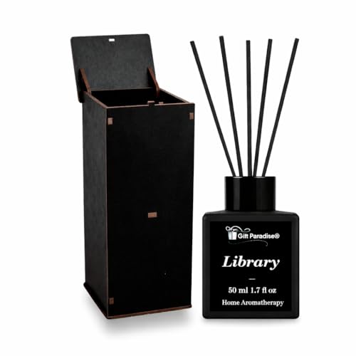 Set Difusor de Varillas Library 50 ml en Vidrio Negro miniatura 1