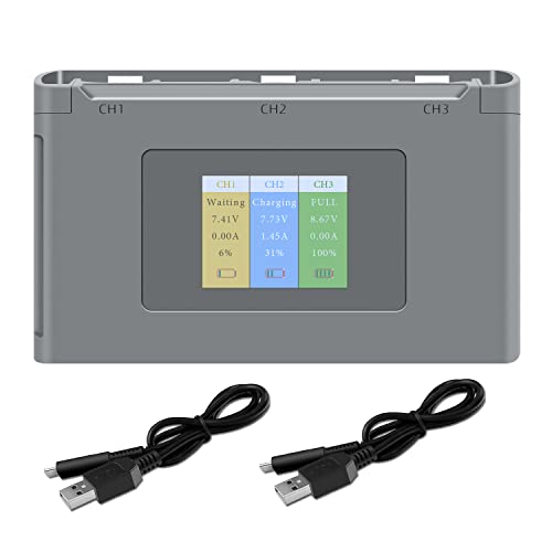 Anbee Mini 2 Se Drone Battery Charging Hub, Portable Multifunction 3-Ports Usb Charger Compatible With Dji Mini 2 / Mini 2 Se Rc Quadcopter #TOP1