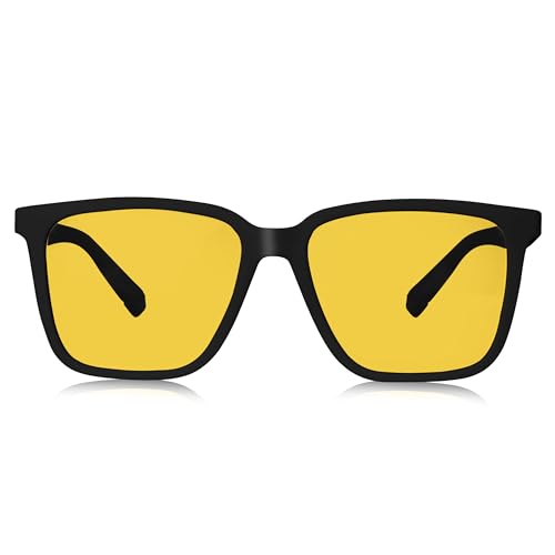 Image of Dervin UV Protected Yellow Lens Driving Polarized Sunglasses for Men & Women