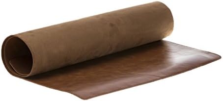 Burkley Case Premium Genuine Leather 48 cm x 91 cm Luxury Desk Pad (Mat) for Desktops and Laptops (Burnished Tan)
