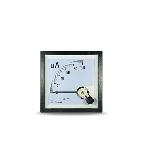 Microamperímetro de CC Cp72 de 50 UA, 100 UA, 200 UA, 300 UA y 500 UA (1 unidad)(250A)