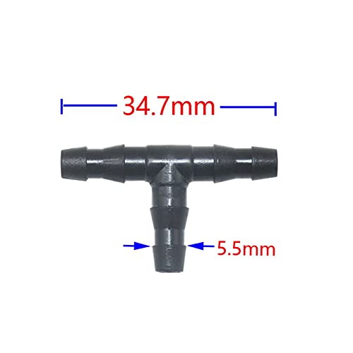 Manguera 3/5 con conector de espiga en T para riego de terraza 3