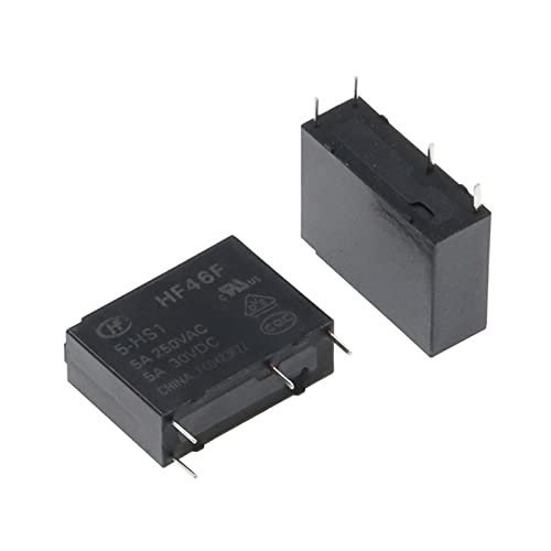 Relais de puissance 30 V CC domotique et box internet HF46F 5A 250 V CA