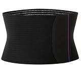 Faja Reductora Lumbar y Abdominal – Cinturón Ajustable y Transpirable para Soporte de Espalda y Corrección de Postura – Discreta para Hombre y Mujer – Ideal para Deporte, Trabajo y Uso Diario. Negro