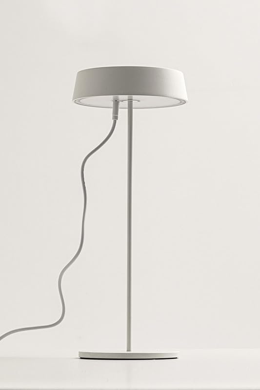 Inemuri LED-Tischlampe – Kabellos, Dimmbar, IP54, 38 Cm Hoch, 2700K, Anthrazit