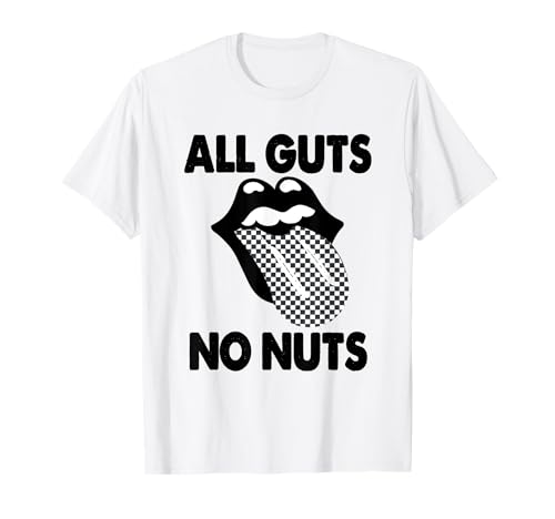Black And White Checkered Flag Racing All Guts No Nuts T-Shirt