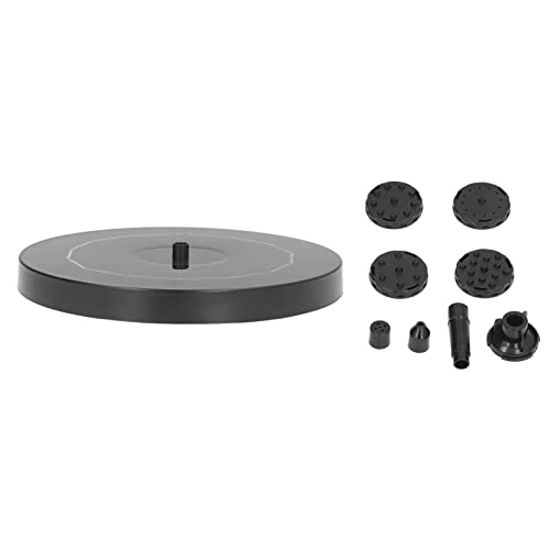 SALALIS Fontana Solare Pompa Ad Acqua Solare Galleggiante Anti-intasamento in Materiale ABS Durevole per Piscina Giardino Privato, Pannello da 1,8', per Parco Acquatico