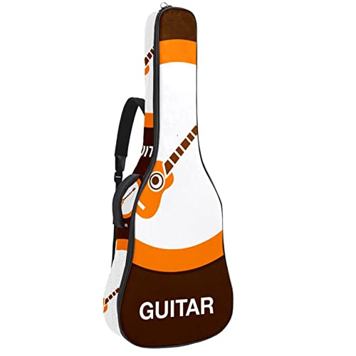 Hondank Housse de protection épaisse en éponge imperméable pour guitare acoustique, électrique, basse, guitare classique… - Les Beatles, Paul McCartney, John Lennon, RIngo Starr, George Harrison Hondank Housse de protection épaisse en éponge imperméable pour guitare acoustique, électrique, basse, guitare classique…