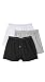 Calvin Klein Men's Underwear Cotton Multipack Knit Boxers, White/Black/Grey, Small