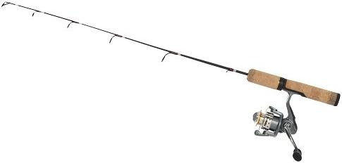 Frabill Bro Series 27-Inch Quick Tip Ice Fishing Rod, Black