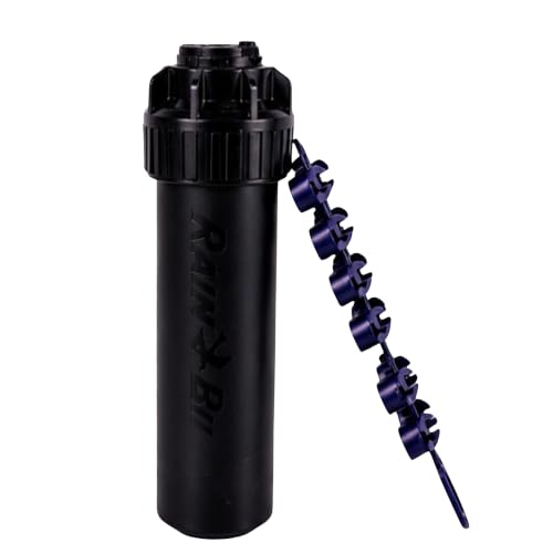 AQUA-AGRO | Rain-Bird 5000 Series Rotor Sprinkler - 5004 PC Model, Adjustable 40-360 Degree Part-Circle, 4 Inch Pop-Up Lawn Sprayer Irrigation System - 25 to 50 Feet Distance (Pack of 5)