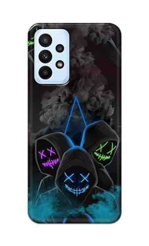 Image of PRINTFIDAA Printed Hard Back Cover Case for Samsung Galaxy A23 4G | A23 5G Back Cover (Mask Man) -112