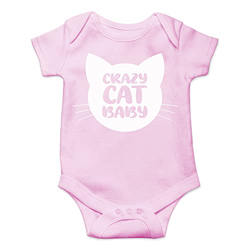 Image of CBTwear Crazy Cat Baby Cute Bodysuit Funny Infant Outfit