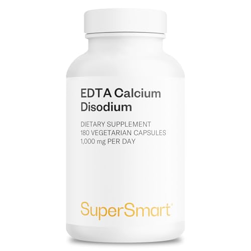 Supersmart - EDTA 1000mg per Day - Calcium Disodium EDTA Supplement | Non-GMO & Gluten Free - 180