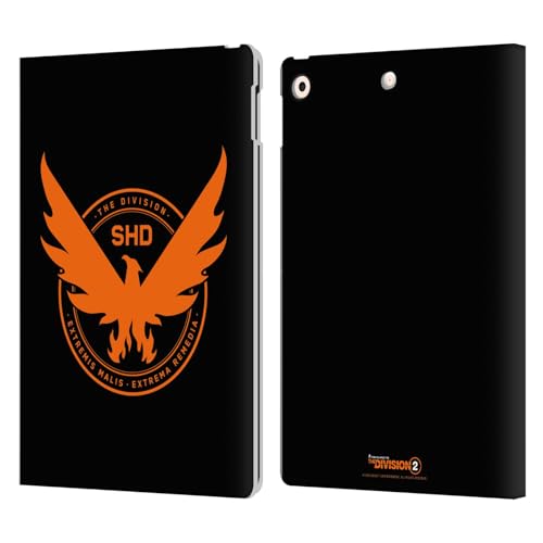 Housse portefeuille Tom Clancy's The Division 2 en cuir avec Phoenix Logo