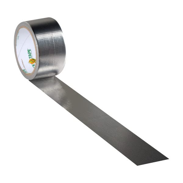 Image of Duck Brand 280621 Color Duct Tape, Metallic Chrome, 1.88 Inches x 10 Yards Each Roll, 3 Rolls