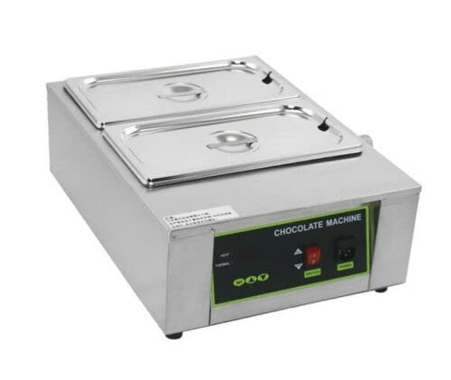 Canglan Technology Commercial 2-Tanks Chocolate Melting Warmer Temperer Electric Melter Machine