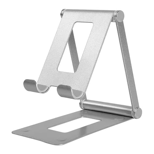 Ohling - Ohling Support Téléphone Bureau Réglable Aluminium Support Téléphone Pliable Téléphone Dock, Portable Tablette Porte Compatible avec iPhone 15/14/13 Pro Max/XR/X/8 Samsung Huawei d'autres Smartphones
