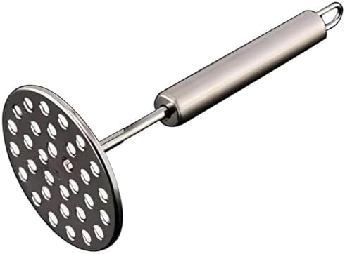 2-Pack Stainless Steel Potato Masher With Soft Grip Plastic Handle – Easy Veggie Presser