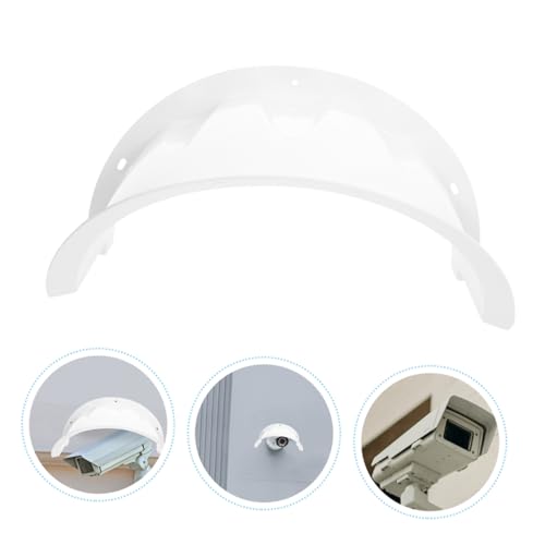 Funda protectora para cámara exterior de plástico blanco pack de 2 unidades 5