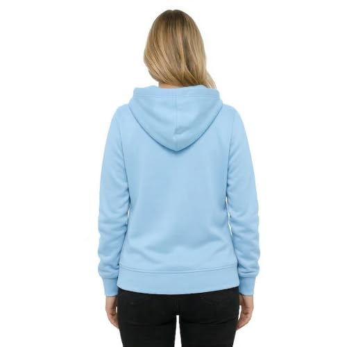 Image of HOODLIFE Women's Zip-Up Hoodie Sweatshirt - Soft Cotton Fleece Jacket with Hood, Full Zipper, Kangaroo Pocket, Casual Winter Hoodie for Women