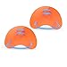 MUSISALY Swim Webbed Gloves for Adults Ergonomic Paddling Palm Training Equipment Orange for Improved Swimming Techniques for Beginners Athletes Strap