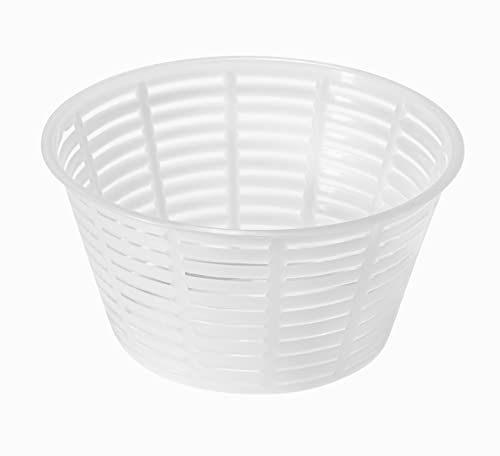 AlcoFermBrew Moule à Fromage 0.5 kg - 12x6.3cm - Forme à Fromage | Moule à faisselle | Fromage Maison