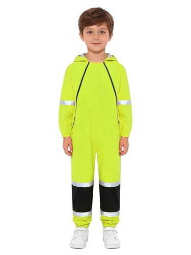 Manteau pluie monobloc garçon et combinaison imperméable enfant jumpsuit sport