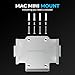 SABRENT Desk/Wall Flex-Mount for Mac mini (2024+) – Aluminum Scratch-Resistant Mount for Wall, Desk, or Surface – Enhanced Cable Management & Airflow – Mac mini Mounting Accessory (BK-MAC2)