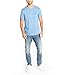 Nautica Men's Short Sleeve Crew Neck T-Shirt, Rivieria Blue Solid, Medium