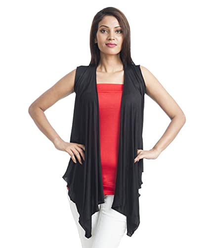 Image of Amazon Brand - Nora Nico Womens Viscose Waterfall Shrug