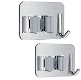 【Multipropósito】: este soporte para trapeador de pared está diseñado con 1 estante y 1 gancho. Adecuado para escobas, fregonas, rastrillos, trapos, cepillos, recogedores, guantes, plumeros, bates de béisbol, etc.
