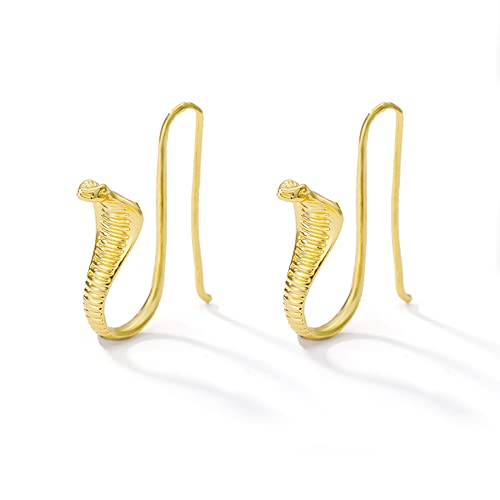Pendientes egipcios Pendientes Joyas egipcios Serpiente para Mujeres Joyería Moda Mujeres Egipto Puck Rock Style Convenient Design