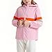 Girls Lightweight Waterproof Rain Jacket with Pockets Windbreaker Raincoats Cute Clothes Breathable Fall Outfits Girl Fashion Kids Water-Resistant Packable Poncho 01# Pink 7 Years