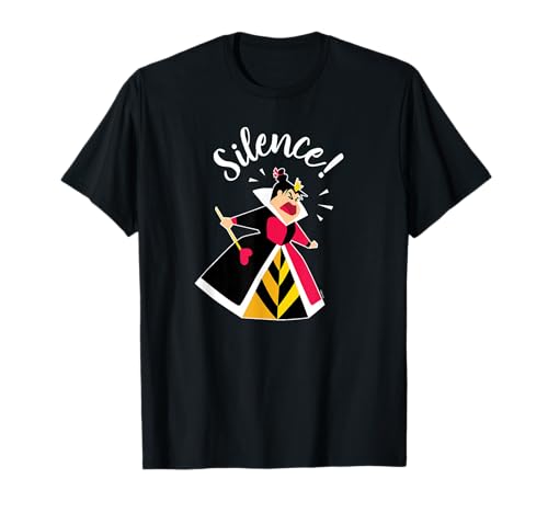T-shirt Queen of Hearts Silence pour Look Pop Culture Quotidien