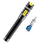 Visual Fault Locator,100-120KM Fiber Optic Cable Tester Meter, VFL Red Light Pen Light Source Testers(Black)