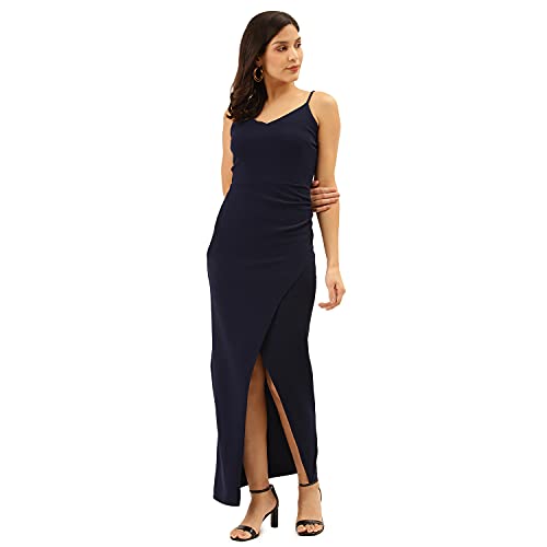 Image of Trend Arrest.ed Women's Bodycon Midi Dress | Casual & Night Out Fit | Slim Fit Stretch Fabric