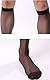 ADESUGATA Strümpfe Herren Business Socken Elastische Strümpfe Für Männer Antimikrobiell, geruchshemmend, schweißabsorbierend, schnelltrocknend, sexy, transparent, schwarz, 3er Set.
