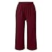 JEUROT Women Linen Pants Casual High Waist Wide Leg Pull on Pant Loose Palazzo Trousers Striped Tapered Pants Casual Slacks Fashion Y2k Outfits 2025(RD1, M)