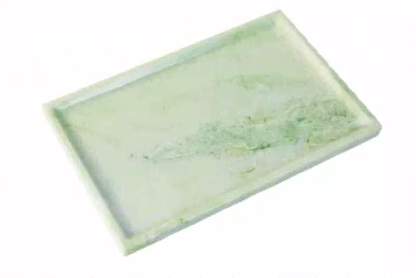 Real Luxurious Natural Marble Vanity Tray Genuine Marble Storage Tray for Home Decor Stone Tray for Bathroom/Kitchen/Vanity/Dresser,Plate Holder for Tissues, Candles, Towel