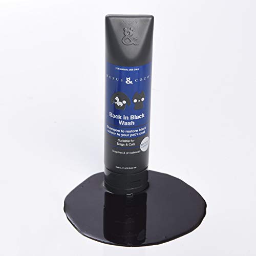 Rufus & Coco Natural Dark Dog Shampoo and Conditioner | Sulfate & Paraben Free | pH balanced, Hypoallergenic Fresh Fragrance | Color Enhancing for Dark Coats | Safe for Cats and Dogs