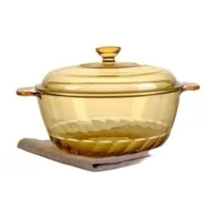 タッパーウェア　ステンレススチール 両手鍋 金色の蓋 タッパーウェア ステンレススチール 両手鍋 金色の蓋