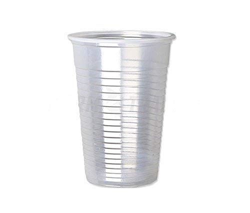 1000 Disposable Clear Plastic Drinking Cups 7oz – Vending Machine & Water Cooler Compatible – Recyclable Polypropylene Cold Drink Cups for Office, Catering, Events & Parties