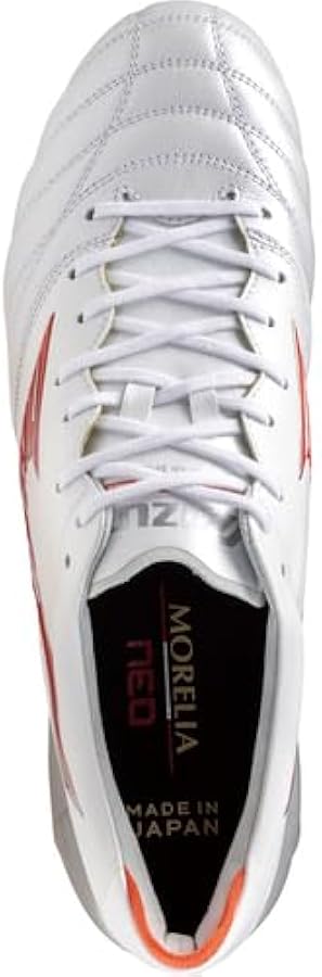 Mizuno Morelia Neo βサッカーシューズ ホワイト/レッド Mizuno Morelia Neo III Made in Japan FG 'White Black Red' P1GA234009