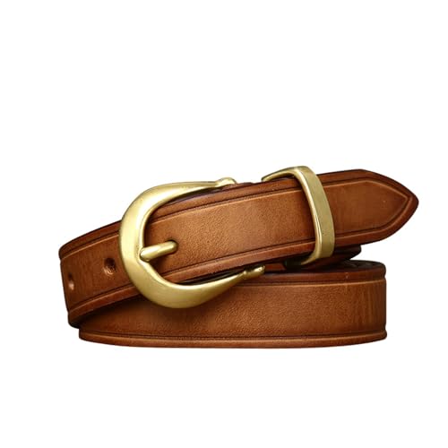 Ceinture étroite en cuir jeans femme homme 2,4 cm boucle ardillon