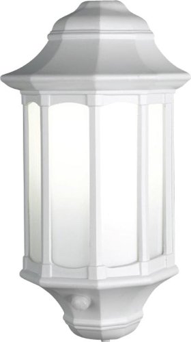 Lumière de sécurité Elstead AZ/LE8 WH lanterne extérieure blanche murale